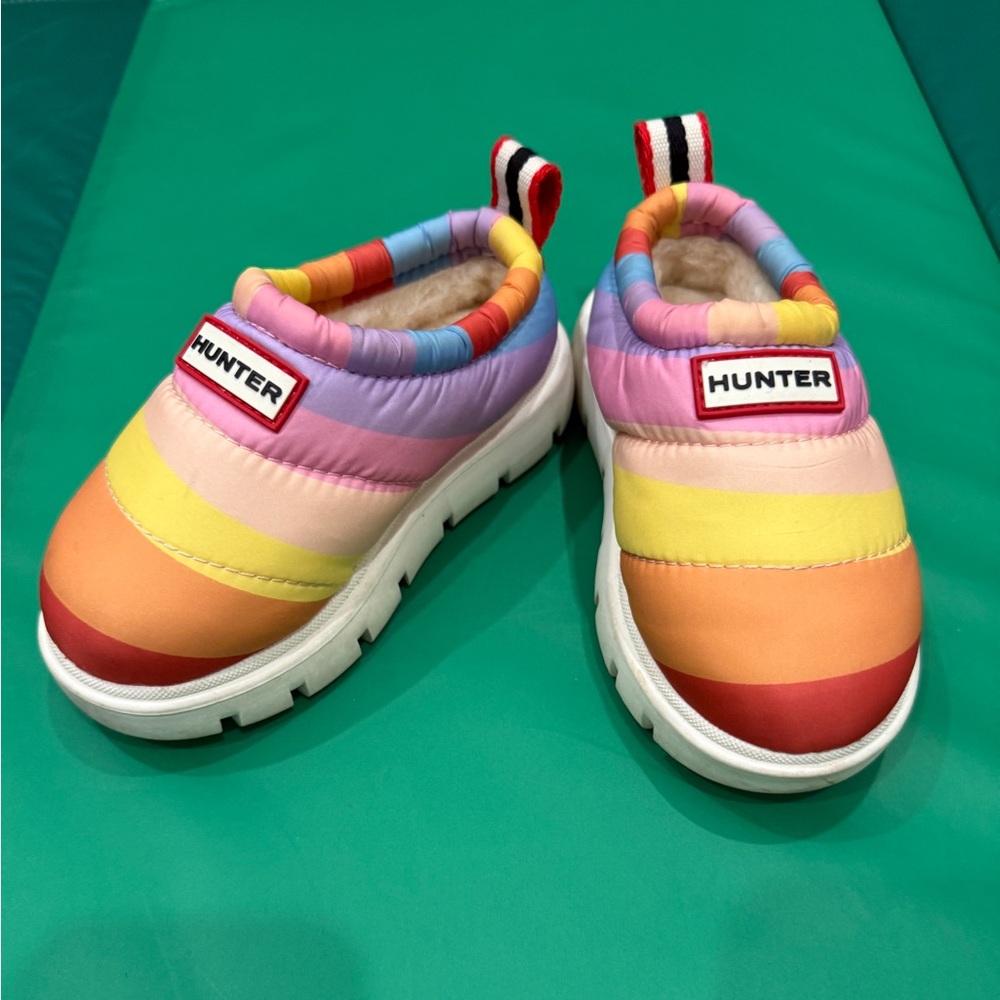 Hunter Kids' Rainbow Slip-On Shoes Size 9